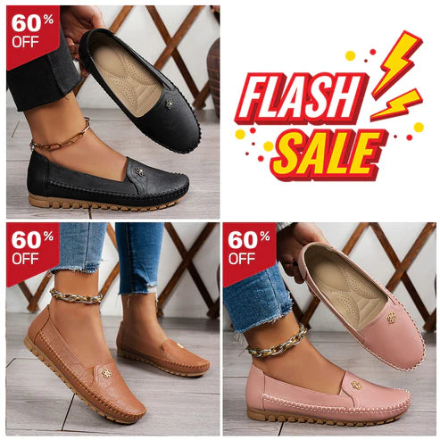 🔥Best Seller-Last Day Sale 60% OFF🔥 Stylish Orthopedic Leather Shoes - All-Day Comfort for Women