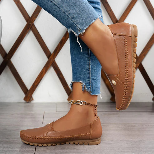 🔥Best Seller-Last Day Sale 60% OFF🔥 Stylish Orthopedic Leather Shoes - All-Day Comfort for Women